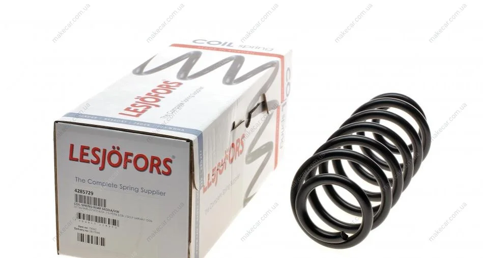 <strong>Пружина підвіски задня SKODA/VW LESJOFORS 4285729 (фото 1)</strong>