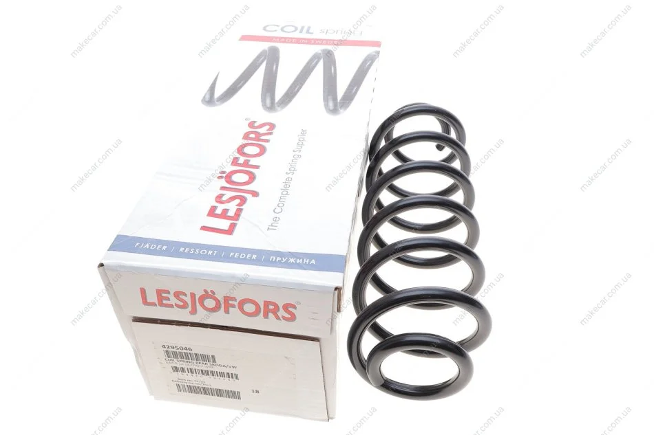 <strong>Пружина підвіски задня SKODA/VW LESJOFORS 4295046 (фото 1)</strong>