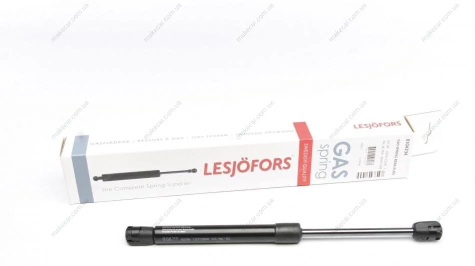 <strong>Газова пружина кришки багажника AUDI (вир-во Lesjofors) LESJOFORS 8104234 (фото 1)</strong>