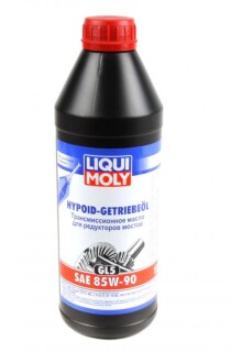 Масло трансмиссионное HYPOIDGETRIEBEOIL GL5 85W90 1л LIQUI MOLY 1956 фото товара