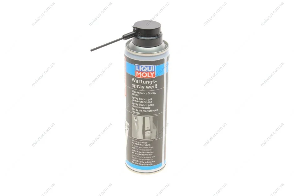 <strong>БІЛЕ МАСТИЛО ЩО ВІДШТОВХУЄ БРУД WARTUNG-SPRAY WEISS 0.25Л (альт. код 2872) LIQUI MOLY 3075 (фото 1)</strong>