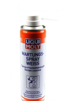 Мастило біле що відштовхує бруд Wartungs-Spray Weiss 250ml для LIQUI MOLY 3953 фото товару