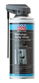 БІЛЕ МАСТИЛО-СПРЕЙ ЩО ВІДШТОВХУЄ БРУД PRO-LINE WARTUNGS-SPRAY WEISS 0 для LIQUI MOLY 7387 фото товару