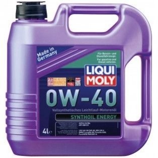 Моторное масло Synthoil Energy 0W-40 синтетическое 4 л LIQUI MOLY 7536 фото товара