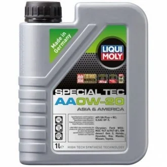 Олива моторна Special Tec AA 0W-20 1л для LIQUI MOLY 8065 фото товару