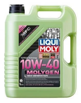 <strong>LM 5л Molygen New Generation 10W-40 НС-синтетичне моторне масло API CF/SL, ACEA: A3/B4, MB 229.3, VW 502 00/505 00 LIQUI MOLY 9951 (фото 1)</strong>