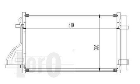 Радіатор кондиціонера CEE\'D (ED) (07-) 1.4 i 16V Loro 024-016-0005 фото товару