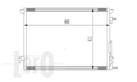 Радиатор кондиционера SIGNUM/VECTRA C/CROMA 1.8i/1.6i/1.8i 02- Loro 037-016-0013 фото товара