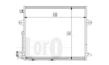 Конденсатор кондиціонера GL/ML-CLASS W 164 06- для Loro 054-016-0008 фото товару
