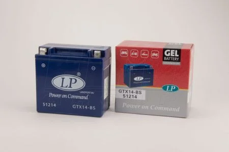 12V,12Ah,д. 152, ш. 88, в.147, вага 5кг, залитий ий CCA180 для LP BATTERY GTX14-BS фото товару