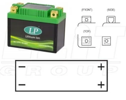 12V, CCA:105 д:107, ш:56, в:85, hm:0,5 Kg для LP BATTERY LFP5 фото товару