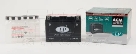 12V 8Ah,д. 150, ш. 70, в.105, електроліт в к-ті, вага 3,5 кг для LP BATTERY YT9B-BS фото товару