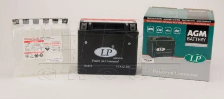 12V,10Ah,д. 152, ш. 88, в.131, електроліт в к-ті, вага 4 кг для LP BATTERY YTX12-BS фото товару