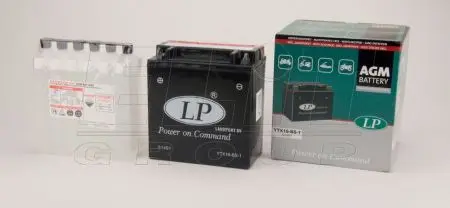 <strong>12V,14Ah,д. 150, ш. 87, в.161, електроліт в к-ті, вага 4,7 кг LP BATTERY YTX16-BS-1 (фото 1)</strong>