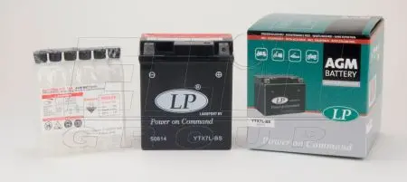 <strong>12V,6Ah,д. 114, ш. 71, в.131, електроліт в к-ті, вага 2,35 кг CCA 100 LP BATTERY YTX7L-BS (фото 1)</strong>
