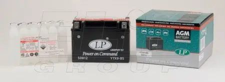 <strong>12V,8Ah,д. 152, ш. 88, в.106, електроліт в к-ті, вага 3,2 кг CCA 120 LP BATTERY YTX9-BS (фото 1)</strong>