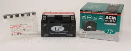 <strong>12V,8,6Ah,д. 150, ш. 87, в.93, електроліт в к-ті, вага 3,1 кг CCA 150 LP BATTERY YTZ10S-BS (фото 1)</strong>