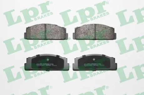 Комплект гальмівних колодок з 4 шт. дисків для Fiat LPR 05P003 фото товару