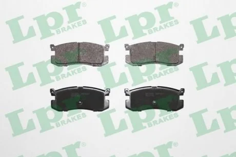 Гальмівні колодки дискові для Mazda LPR 05P037 фото товару