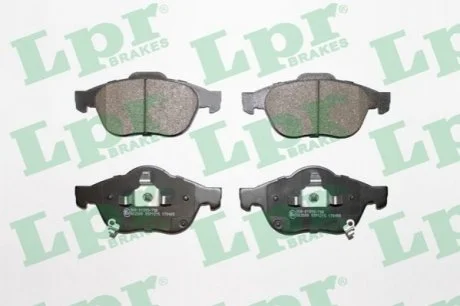 Комплект гальмівних колодок з 4 шт. дисків для Toyota LPR 05P1215 фото товару