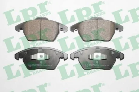 Комплект гальмівних колодок з 4 шт. дисків для Audi, Seat, Volkswagen LPR 05P1248 фото товару