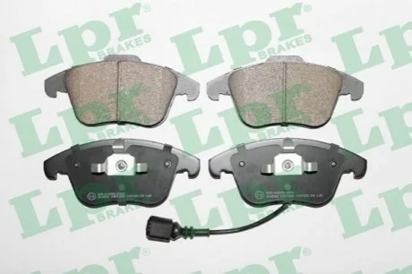 Гальмівні колодки дискові для Seat, Volkswagen, Audi LPR 05P1392 фото товару