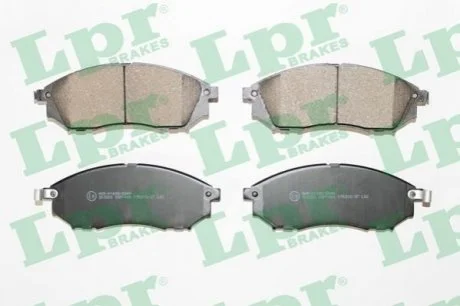 Гальмівні колодки дискові для Skoda, Volkswagen, Audi, Seat LPR 05P1406 фото товару