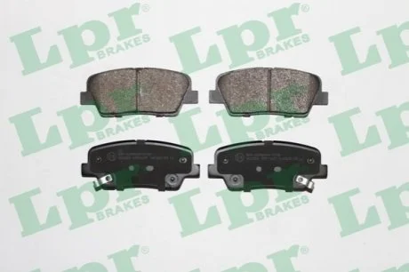 Гальмівні колодки дискові для Hyundai, KIA LPR 05P1625 фото товару