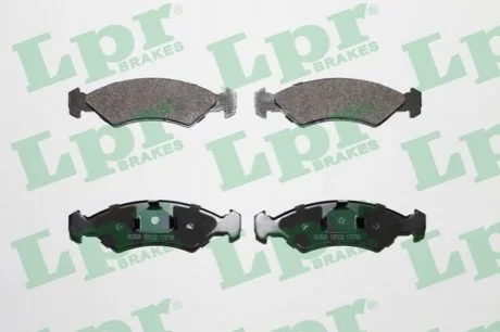 Комплект гальмівних колодок з 4 шт. дисків для Ford LPR 05P232 фото товару