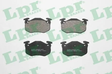 Гальмівні колодки дискові для Seat, Peugeot, Renault, Citroen, Volkswagen LPR 05P307 фото товару