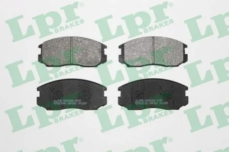 Комплект гальмівних колодок з 4 шт. дисків для Mitsubishi LPR 05P502 фото товару