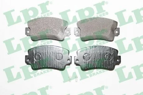 Комплект гальмівних колодок з 4 шт. дисків для Renault LPR 05P731 фото товару