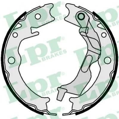 <strong>Тормозные колодки барабанные Lacetti LPR 09780 (фото 1)</strong>