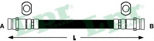 <strong>Шланг гальмівний LPR 6T46427 (фото 1)</strong>