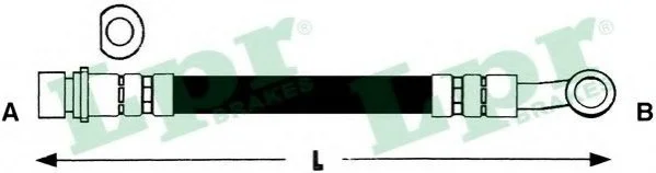 <strong>Шланг гальмівний LPR 6T48142 (фото 1)</strong>