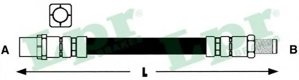 <strong>Шланг тормозной LPR 6T48326 (фото 1)</strong>