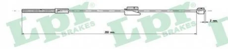 Трос ручного гальма для Ford LPR C0248B фото товару