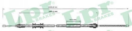 Тросик стояночного тормоза LPR C0699B фото товара