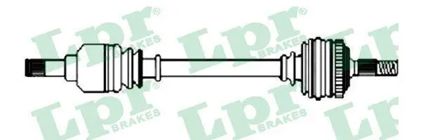 <strong>Вал приводний лівий Opel Vivaro A/ Renault Trafic II 2.0d LPR DS52433 (фото 1)</strong>