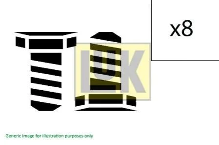 Комплект болтів для LuK 411015510 фото товару