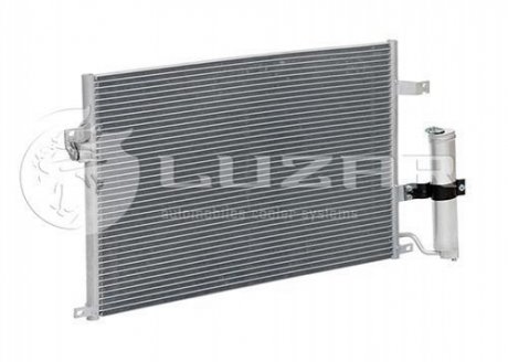 Радиатор кондиционера Лачетти с ресивером LUZAR LRAC 0578 (фото 1)