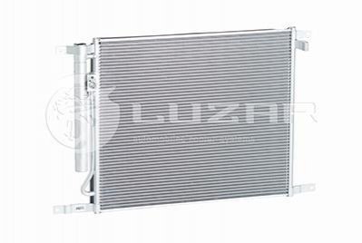 Радиатор кондиционера Авео /T255 (08-) с ресивером LUZAR LRAC 0581 (фото 1)