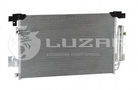 Радіатор кондиціонера Lancer 1.5/1.8/2.0 (07-) АКПП,МКПП з ресивером LUZAR LRAC 1104 (фото 1)