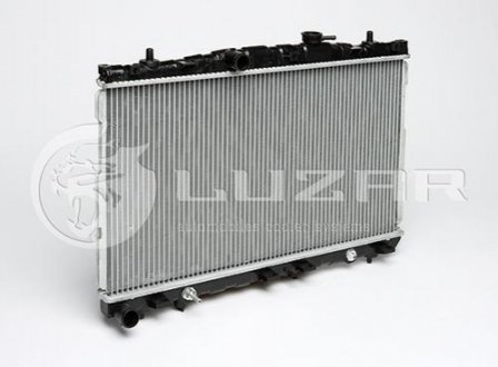 Радиатор охлаждения Elantra 1.6/1.8/2.0 (01-) АКПП (алюм) (660*375*18) (25310-2D110) LUZAR LRc HUEl002D2 (фото 1)