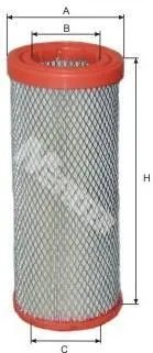 <strong>Повітряний фільтр M-FILTER A1076 (фото 1)</strong>
