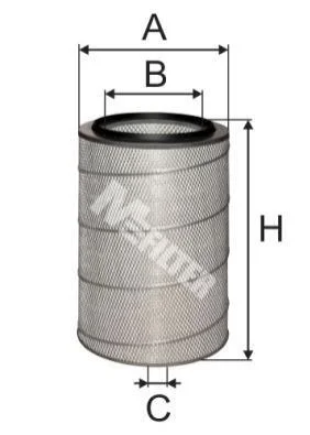 <strong>Фільтр повітряний (аналог A 152/1) M-FILTER A152 (фото 1)</strong>