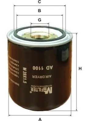 <strong>Фільтр вологовідділювача M-FILTER AD1100 (фото 1)</strong>