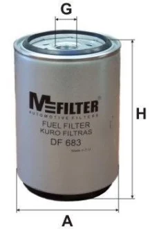 Паливний фільтр для M-FILTER DF683 фото товару