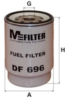 Паливний фільтр для M-FILTER DF696 фото товару