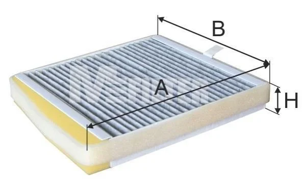 <strong>Фильтр салону Volvo S60/S80/V70/XC90 2.0-3.2 98-14 M-FILTER K 9022C (фото 1)</strong>